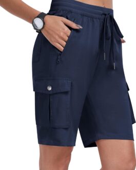 MoFiz Women’s Hiking Shorts Athletic Outdoor Cargo Shorts for Women Quick Dry Running Summer Shorts with Pockets