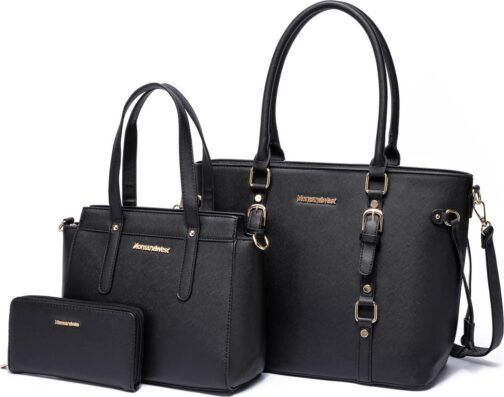 Montana West 3PCS Purses for Women Tote Purse and Wallet Set Shoulder Satchel Bags
