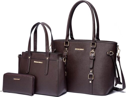 Montana West 3PCS Purses for Women Tote Purse and Wallet Set Shoulder Satchel Bags