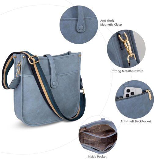 Montana West Clear Crossbody Bag for Women Clear Bag for Stadium Events Trendy Travel Shoulder Purse Handbags - Image 5