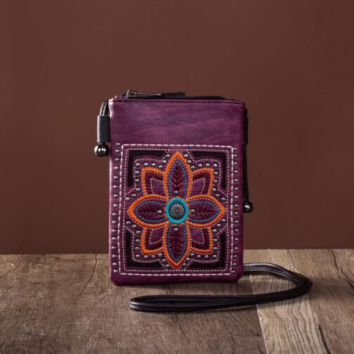 Montana West Crossbody Phone Purse for Women Western Designer Handbag with Strap - Image 6