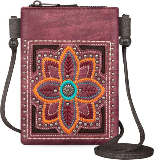 Montana West Crossbody Phone Purse for Women Western Designer Handbag with Strap