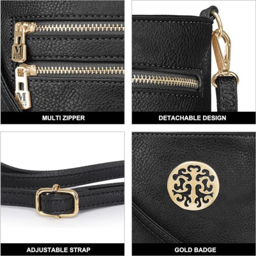 Montana West Crossbody Bags for Women Multi Pocket Cross Body Bag Purses with Adjustable Strap - Image 5