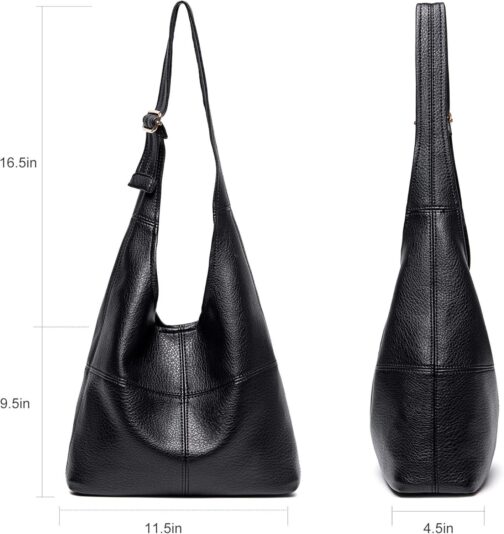 Montana West Hobo Bags Purse for Women Ultra Soft Foldable Shoulder Slouchy Handbags with Coin Purse - Image 5