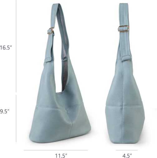 Montana West Hobo Bags Purse for Women Ultra Soft Foldable Shoulder Slouchy Handbags with Coin Purse - Image 3