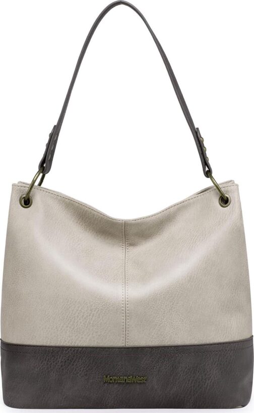 Montana West Hobo Bag Purses and Handbags for Women Top Handle Handbags with Pockets Zipper