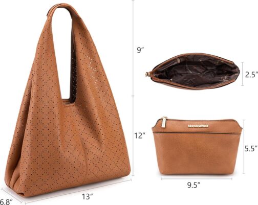Montana West Hobo Bags for Women Slouchy Shoulder Purses and Handbags - Image 4