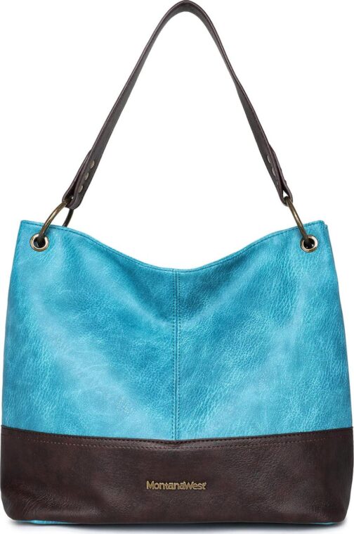 Montana West Hobo Bag Purses and Handbags for Women Top Handle Handbags with Pockets Zipper
