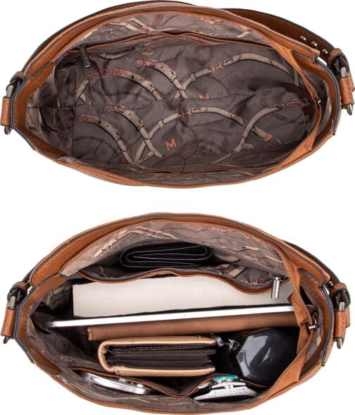 Montana West Hobo Bags for Women Top Handle Satchel Shoulder Purse Bucket Handbag - Image 6