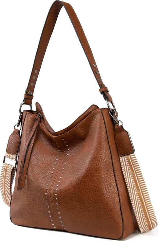 Montana West Hobo Bags for Women Top Handle Satchel Shoulder Purse Bucket Handbag - Image 2
