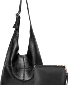 Montana West Hobo Bags Purse for Women Ultra Soft Foldable Shoulder Slouchy Handbags with Coin Purse
