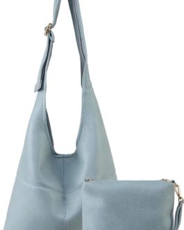 Montana West Hobo Bags Purse for Women Ultra Soft Foldable Shoulder Slouchy Handbags with Coin Purse