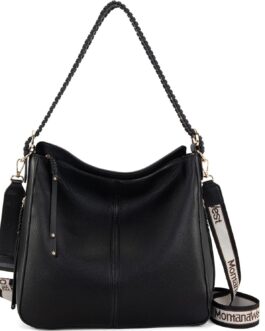 Montana West Hobo Handbag for Women Large Purses and Handbags with Studs and Crossbody Strap