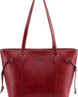 Montana West Large Tote Bags for Women Woven Purses and Handbags with Zipper