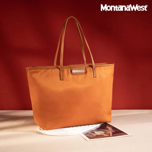 Montana West Nylon Tote Handbags Waterproof Shoulder Purse for Women - Image 2