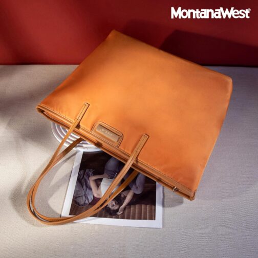 Montana West Nylon Tote Handbags Waterproof Shoulder Purse for Women - Image 6
