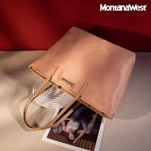 Montana West Nylon Tote Handbags Waterproof Shoulder Purse for Women - Image 6