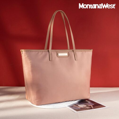 Montana West Nylon Tote Handbags Waterproof Shoulder Purse for Women - Image 2