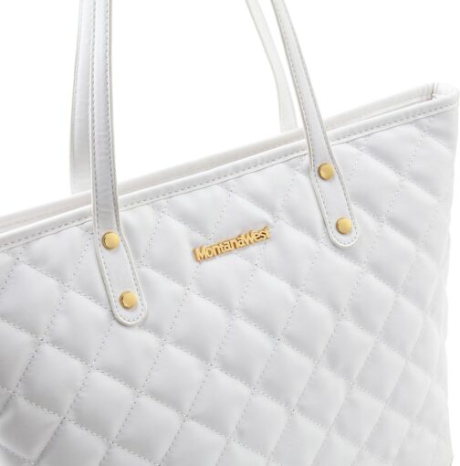 Montana West Quilted Handbag for Women Tote Purse Shoulder Bag Large Fashion Hobo Purse - Image 3