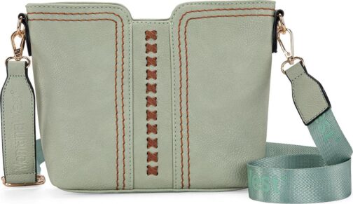 Montana West Small Crossbody bags for Women Cross Body Purses Shoulder Handbags with Wide Guitar Strap