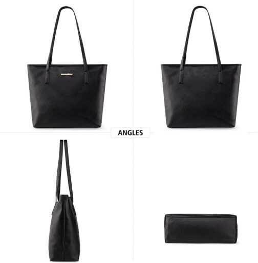 Montana West Tote Bags Vegan Leather Purses and Handbags for Women Top Handle Ladies Shoulder Bags - Image 6
