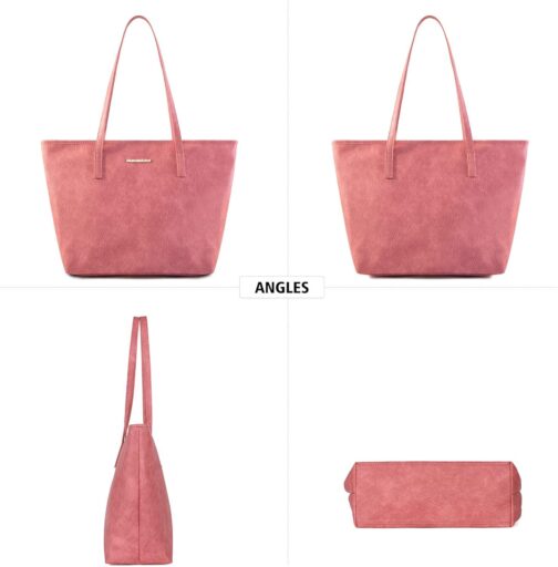 Montana West Tote Bags Vegan Leather Purses and Handbags for Women Top Handle Ladies Shoulder Bags - Image 6