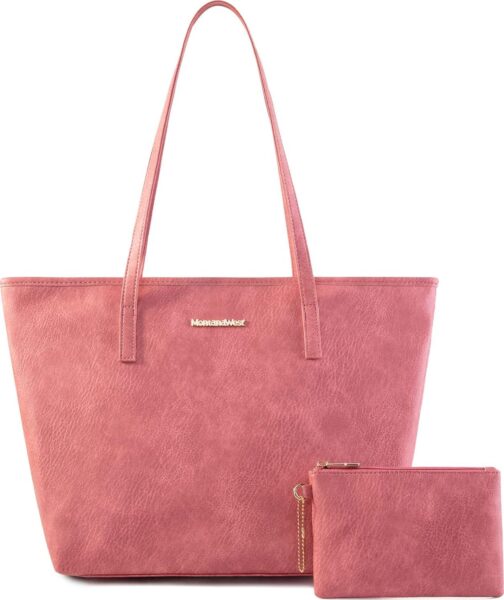 Montana West Tote Bags Vegan Leather Purses and Handbags for Women Top Handle Ladies Shoulder Bags