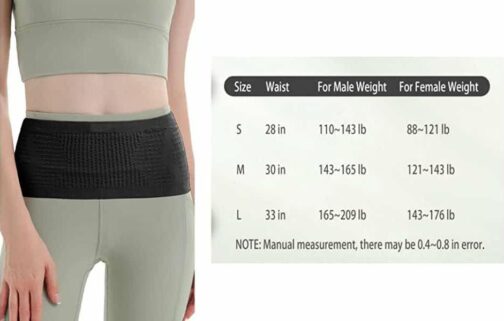 Multifunctional Knit Breathable Concealed Waist Bag,Large Capacity Adjustable Running Belt,Versatile Waist Pack for Outdoor Running and Cycling Adventures (Black, Medium) - Image 9