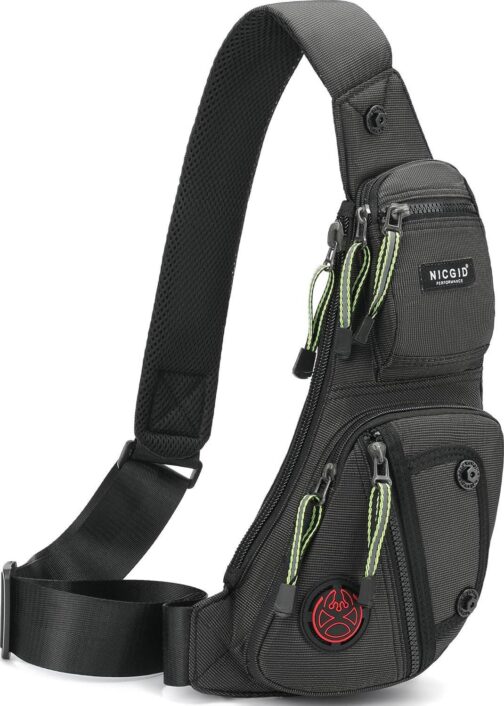 NICGID Sling Bag Chest Shoulder Backpack Crossbody Bags Casual Daypack for Men Women