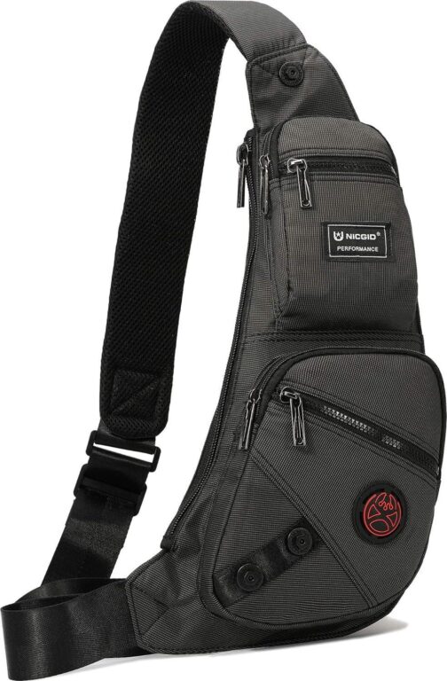 NICGID Sling Bag Chest Shoulder Backpack Crossbody Bags Casual Daypack for Men Women