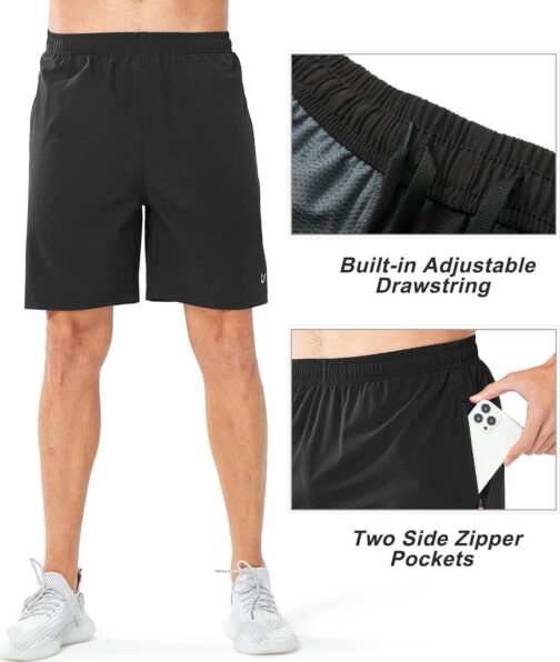 NORTHYARD Men's Athletic Running Shorts Quick Dry Workout Shorts Lightweight Sports Gym Basketball Shorts Hiking - Image 5