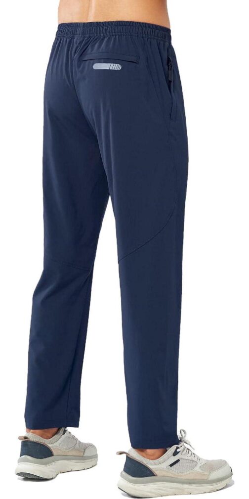 NORTHYARD Men's Athletic Running Joggers Workout Gym Pants Lightweight Jogging Track Casual Pant with Zipper Pockets - Image 2