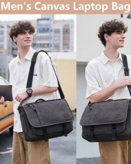 Nerlion 17-17.3 Inch Canvas Laptop Messenger Bag
