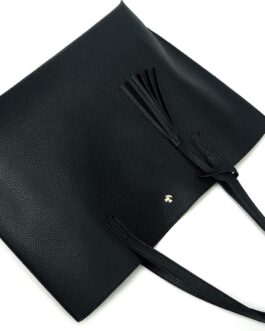 Nodykka Women Tote Bags Top Handle Satchel Handbags PU Faux Leather Tote Bag with Tassel Shoulder Purse
