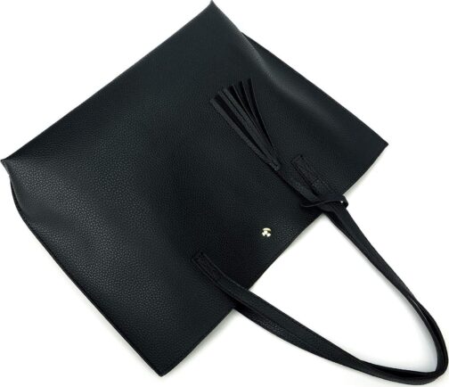Nodykka Women Tote Bags Top Handle Satchel Handbags PU Faux Leather Tote Bag with Tassel Shoulder Purse - Image 2