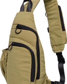 ODODOS Crossbody Sling Bag with Adjustable Straps Small Backpack Lightweight Daypack for Casual Hiking Outdoor Travel