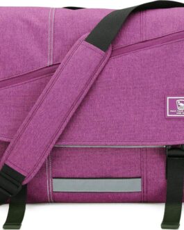OIWAS Messenger Bag for Women Shoulder Bag 15.6 Inch Laptop Large Crossbody Satchel Bags for Women Briefcase Computer Bag Work Travel Purple