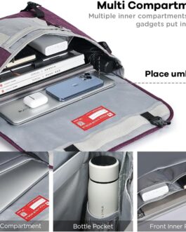 OIWAS Messenger Bag for Women, 15.6 Inch Laptop Crossbody Bags Men Casual Satchel Shoulder Bag College Travel Office Briefcase