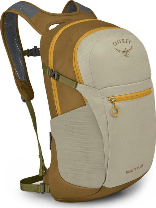 Osprey Daylite Plus Commuter Backpack, Meadow Gray/Histosol Brown