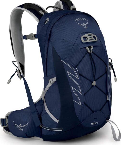Osprey Talon 11L Men's Hiking Backpack with Hipbelt, Ceramic Blue, S/M