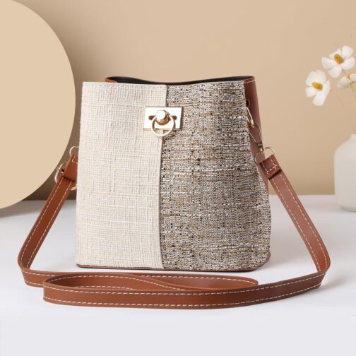PINCNEL Cross Body Bag Purses for Women - PU Leather Crossbody Bucket Bag with Adjustable Shoulder Strap, Multiple Pockets - Image 7