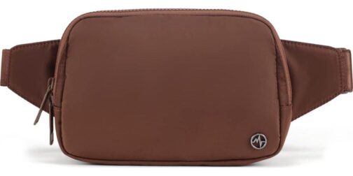 Pander Belt Bag Large 2L, Waterproof Everywhere Fanny Pack Purse for Women and Men with Adjustable Strap (Coca Mocha).