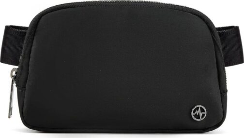 Pander Cross Body Fanny Pack for Women, Fashion Waist Packs, Crossbody Bags, Belt Bag with Adjustable Strap (Black)