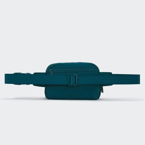Pander Everywhere Belt Bag for Women, 5 Zipper Pockets RPET Polyester Crossbody Fanny Pack Purse (Teal Blue) - Image 7