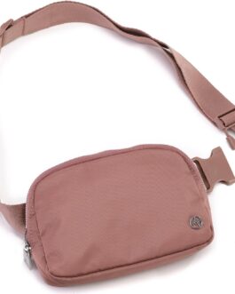 Pander Unisex Belt Bag Fanny Pack for Women with Adjustable Strap, Small Waist Pouch for Workout Running Traveling Hiking