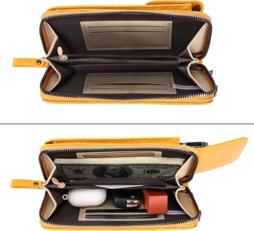 Phone purse,Small Crossbody Bags for Women, Cellphone Crossbody Bag,PU Leather Wallet Purse with Credit Card Slot - Image 5