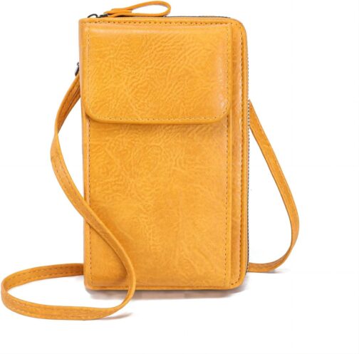 Phone purse,Small Crossbody Bags for Women, Cellphone Crossbody Bag,PU Leather Wallet Purse with Credit Card Slot