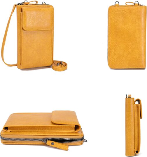 Phone purse,Small Crossbody Bags for Women, Cellphone Crossbody Bag,PU Leather Wallet Purse with Credit Card Slot - Image 3