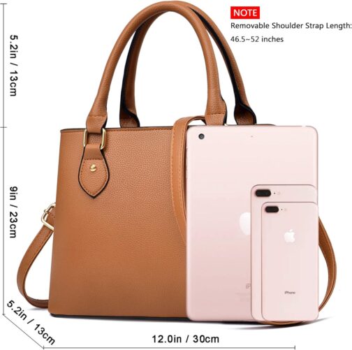 Purses and Handbags for Women Leather Crossbody Bags Women's Tote Shoulder Bag - Image 5