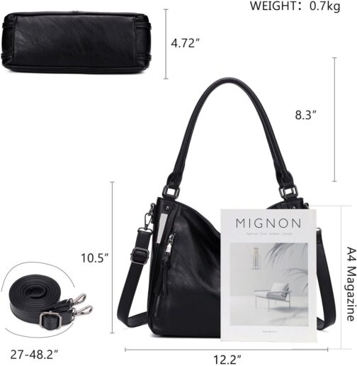 Purses for Women Shoulder Handbags Hobo Bags Tote Bag - Image 5